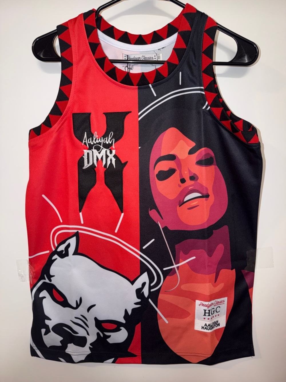❤️🦮❤️Aaliyah & DMX Graphic Basketball Jersey- Size XS